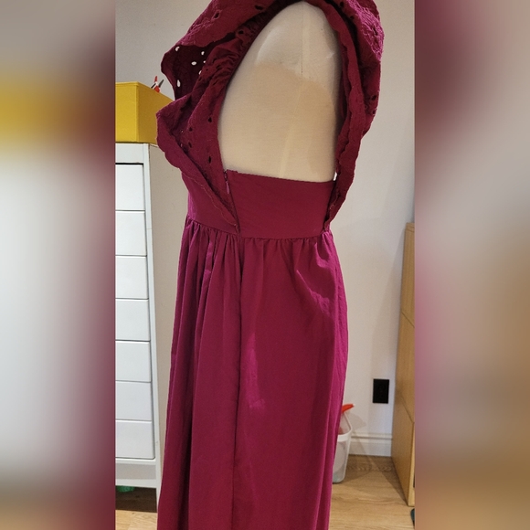 En Saison flutter puff sleeve maxi dress - Picture 5 of 7